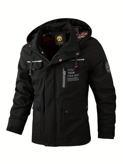 Nolan | Men's Hooded Multi-Pocket Winter Jacket
