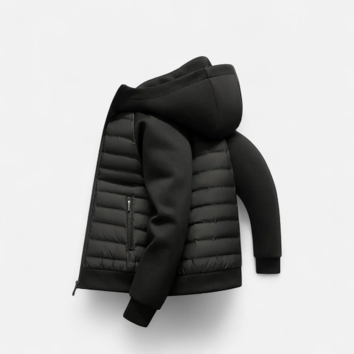 Carrick | Men's Quilted Hooded Puffer Hybrid Winter Jacket
