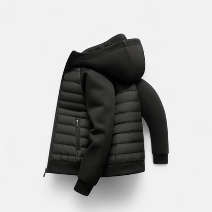 Carrick | Men's Quilted Hooded Puffer Hybrid Winter Jacket