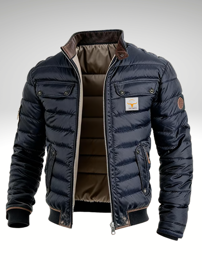 Voyager | Men's Quilted Stand Collar Puffer Jacket