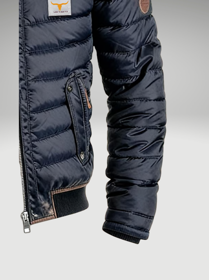 Voyager | Men's Quilted Stand Collar Puffer Jacket