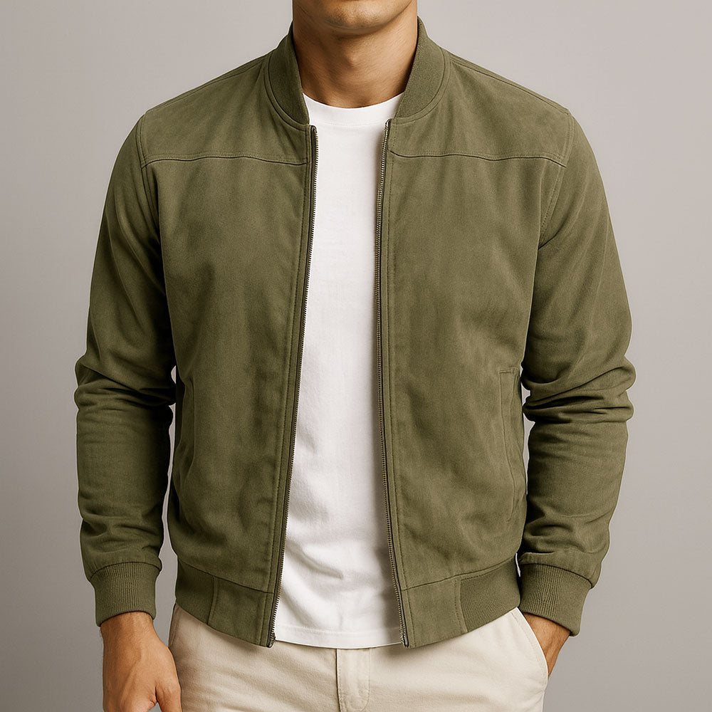 Bennett | Men's Casual Zip-Up Bomber Jacket