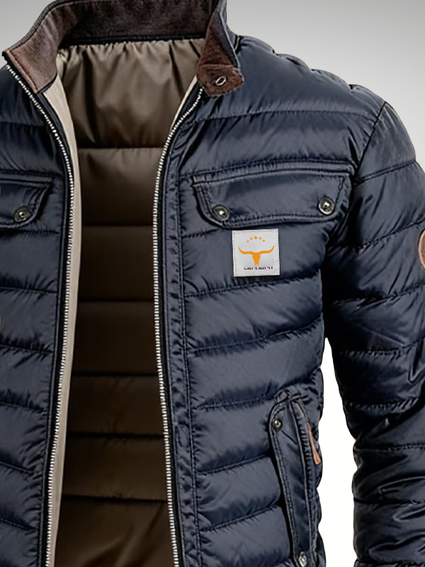 Voyager | Men's Quilted Stand Collar Puffer Jacket