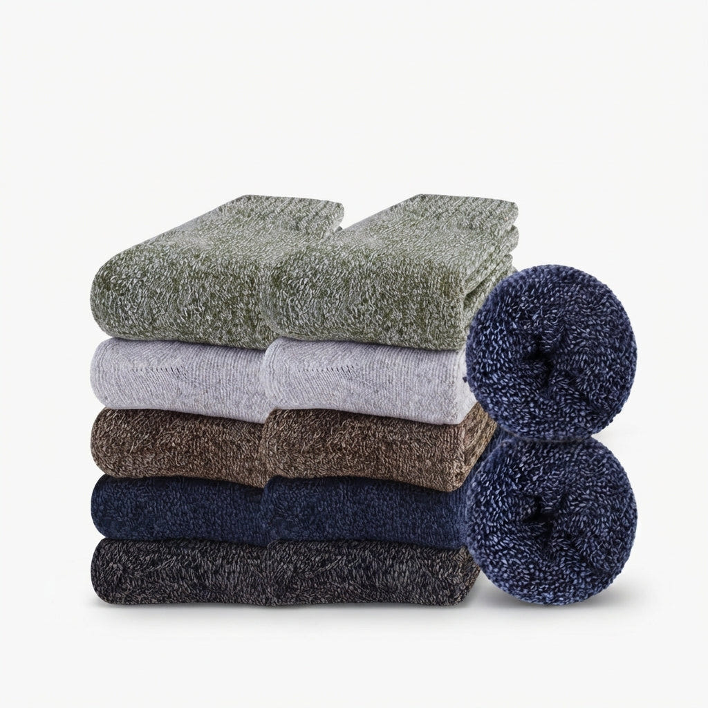 Bonnie | Women's Cozy Fleece-Lined Thick Knit Winter Crew Sock