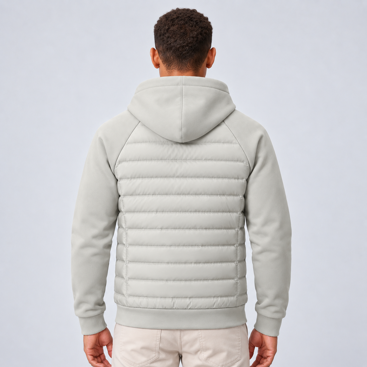 Carrick | Men's Quilted Hooded Puffer Hybrid Winter Jacket