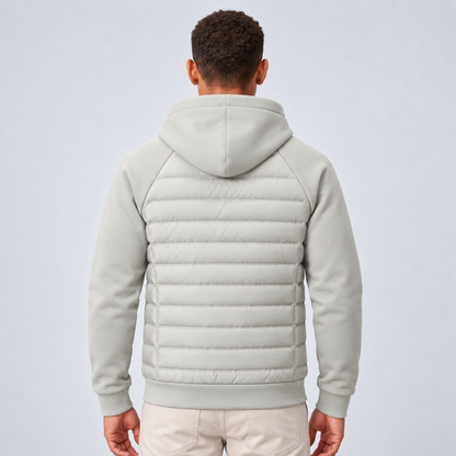 Carrick | Men's Quilted Hooded Puffer Hybrid Winter Jacket