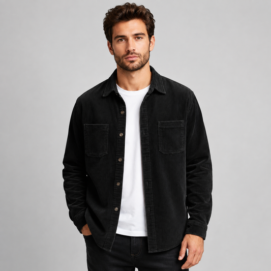 Benedict | Men's Corduroy Button Down Collar Shacket