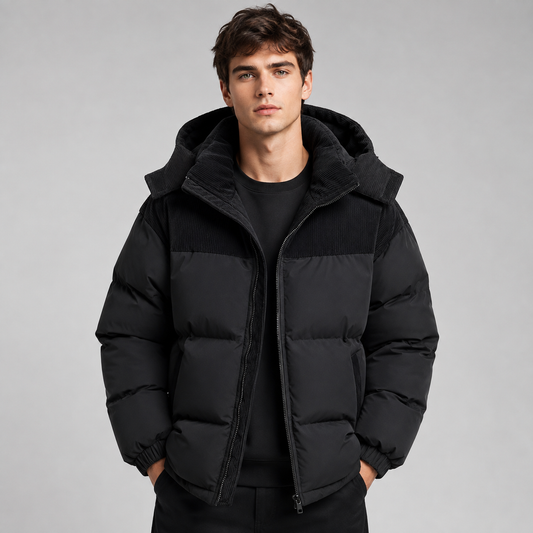 Chandler | Men's Oversized Winter Hooded Puffer Jacket