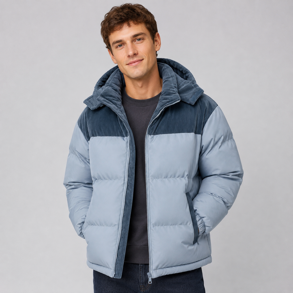 Chandler | Men's Oversized Winter Hooded Puffer Jacket