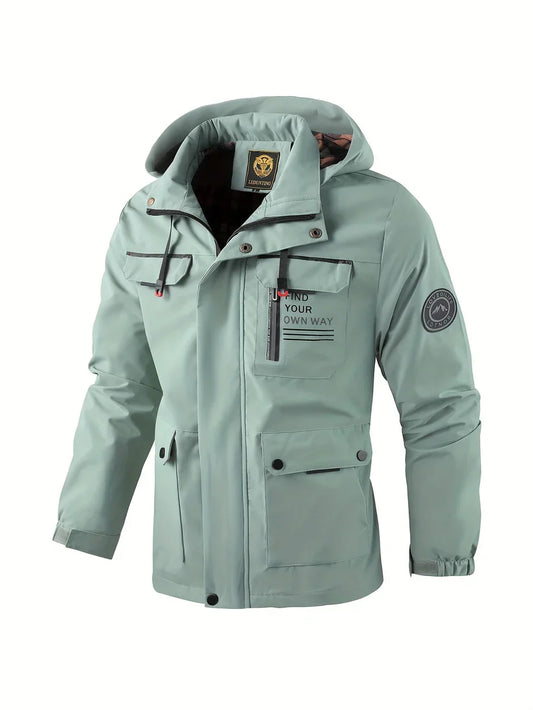 Nolan | Men's Hooded Multi-Pocket Winter Jacket