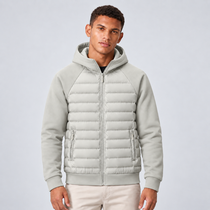 Carrick | Men's Quilted Hooded Puffer Hybrid Winter Jacket