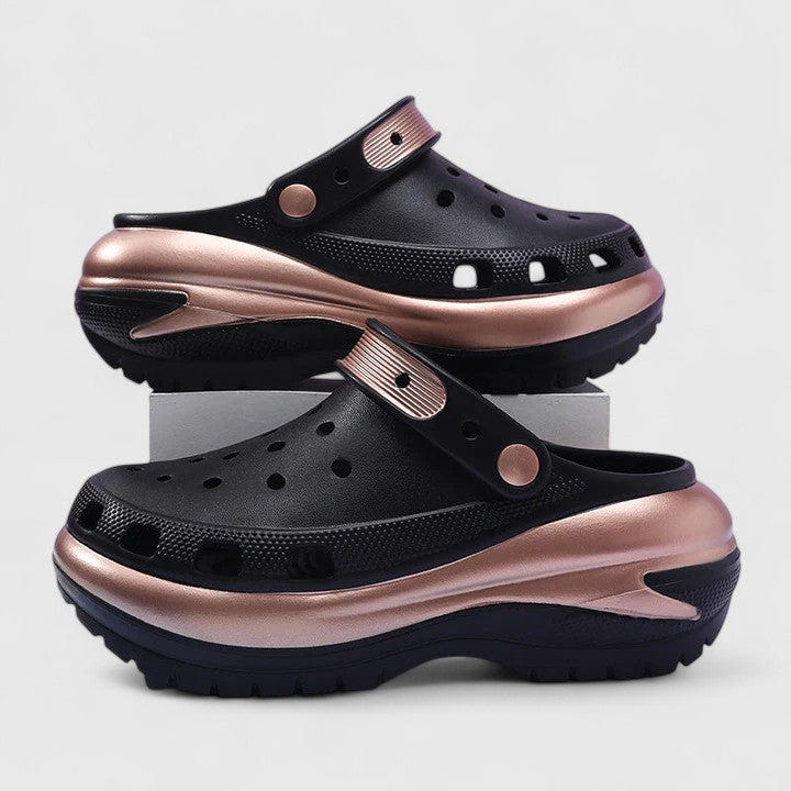 Bellisse | Women's Perforated Slip-On Platform Clog