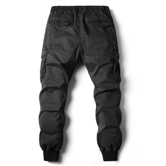 Colton | Men's Tapered Elastic Waist Cargo Trousers
