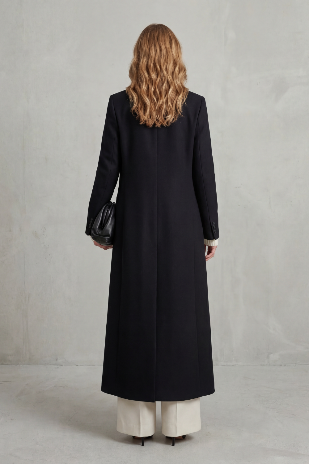 Estella | Women's Double Breasted Tailored Maxi Long Coat
