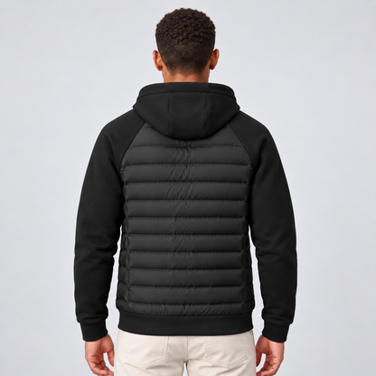 Carrick | Men's Quilted Hooded Puffer Hybrid Winter Jacket