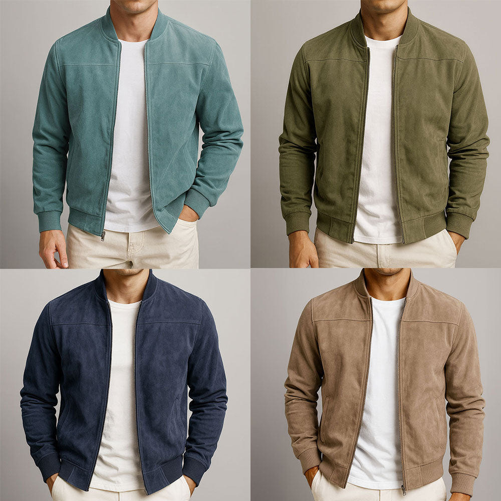 Bennett | Men's Casual Zip-Up Bomber Jacket