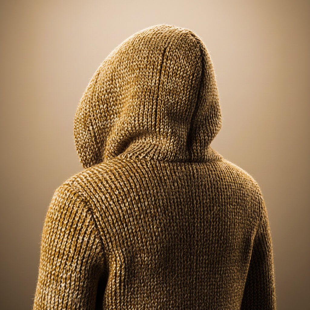 Adrian | Men's Hooded Toggle Long Chunky Knit Cardigan Sweater