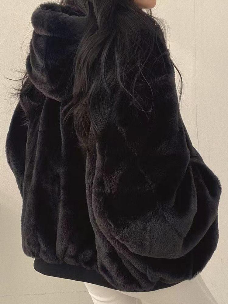 Linnea | Women's Oversized Sherpa-Lined Zip-Up Bomber Jacket