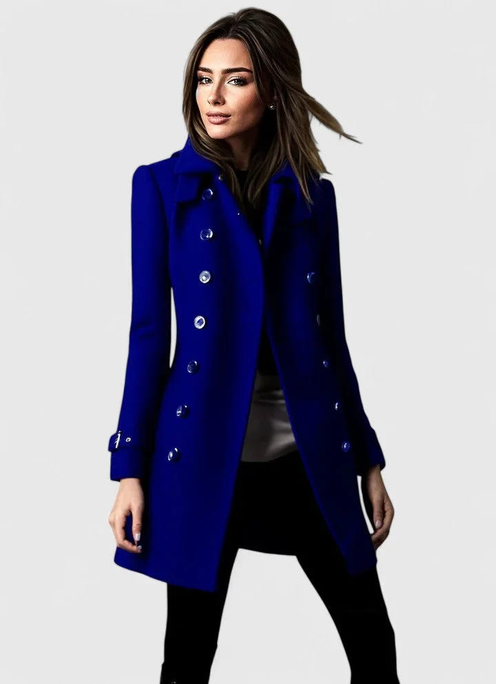 Eileen | Women's Tailored Double-Breasted Wool Winter Coat