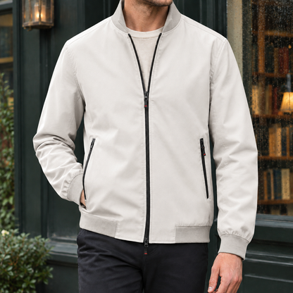 Booker | Men's Casual Stand Collar Zip-Up Bomber Jacket