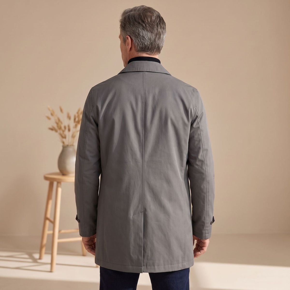 Devlin | Men's Classic Single-Breasted Water Resistant Trench Coat