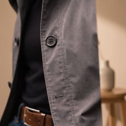 Devlin | Men's Classic Single-Breasted Water Resistant Trench Coat
