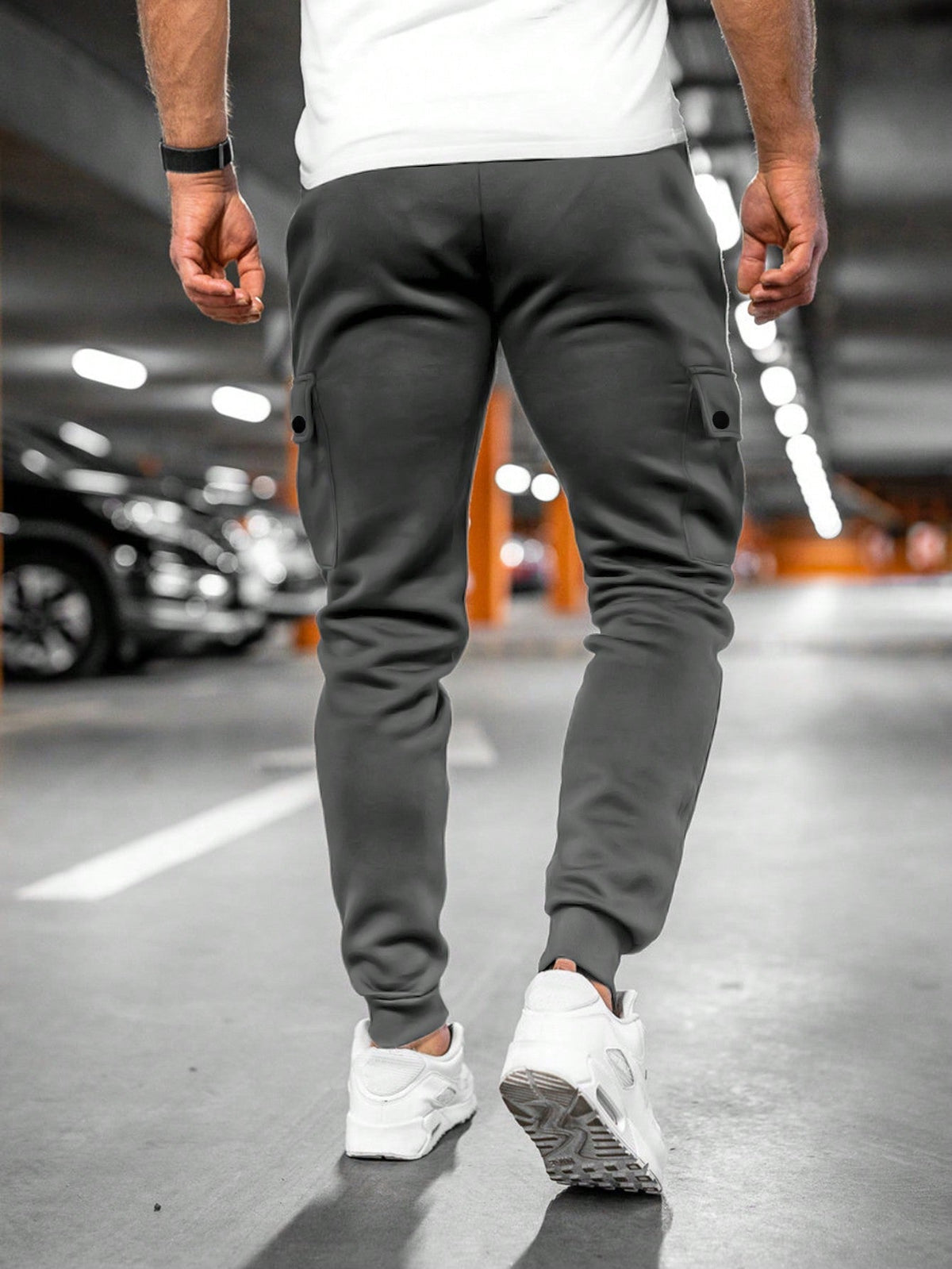 Denton | Men's Casual Streetwear Drawstring Cargo Jogger Pants